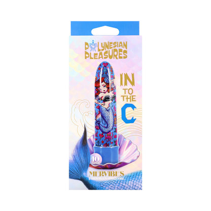 DOC JOHNSON - INTO THE C MERVIBES 5 IN. VIBE BLUE