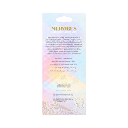 DOC JOHNSON - INTO THE C MERVIBES 5 IN. VIBE BLUE