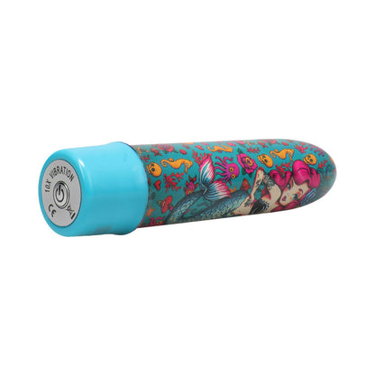 DOC JOHNSON - INTO THE C MERVIBES 5 IN. VIBE TEAL