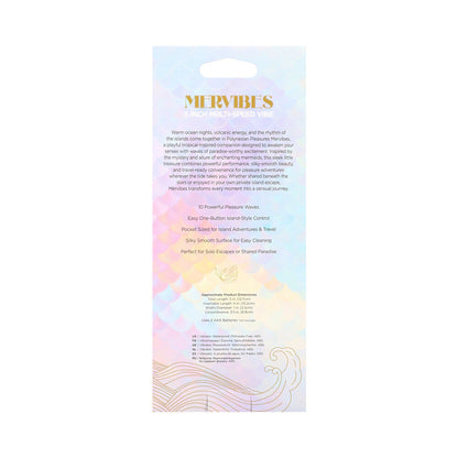 DOC JOHNSON - INTO THE C MERVIBES 5 IN. VIBE TEAL