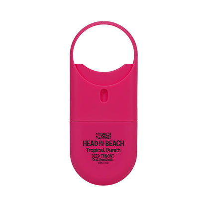 DOC JOHNSON - POLYNESIAN PLEASURES HEAD ON THE BEACH DEEP THROAT SPRAY TO-GO TROPICAL PUNCH .3 OZ.