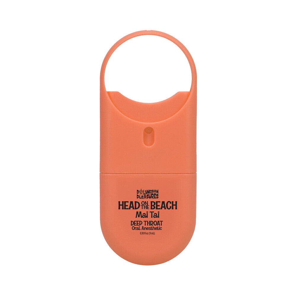 DOC JOHNSON - POLYNESIAN PLEASURES HEAD ON THE BEACH DEEP THROAT SPRAY TO-GO MAI TAI .3 OZ.