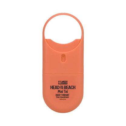 DOC JOHNSON - POLYNESIAN PLEASURES HEAD ON THE BEACH DEEP THROAT SPRAY TO-GO MAI TAI .3 OZ.