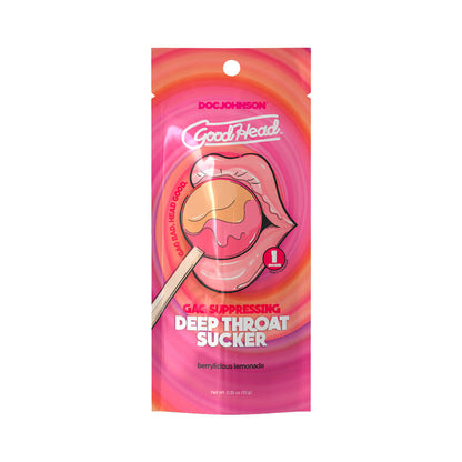 DOC JOHNSON - GOODHEAD DEEP THROAT SUCKER BERRYLICIOUS LEMONADE 16-PIECE DISPLAY