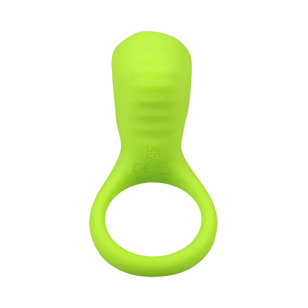 DOC JOHNSON - MOOD PLAY VIBRATING C-RING GREEN