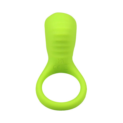 DOC JOHNSON - MOOD PLAY VIBRATING C-RING GREEN
