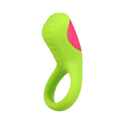 DOC JOHNSON - MOOD PLAY VIBRATING C-RING GREEN