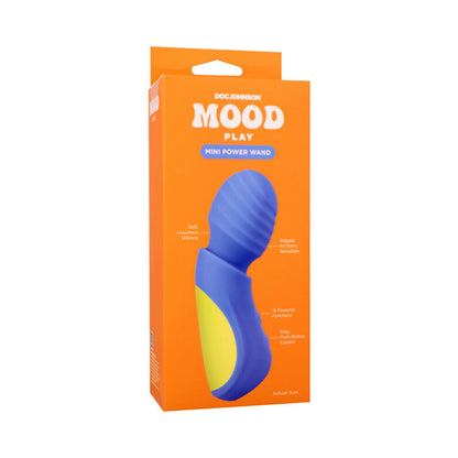 DOC JOHNSON - MOOD PLAY MINI POWER WAND BLUE