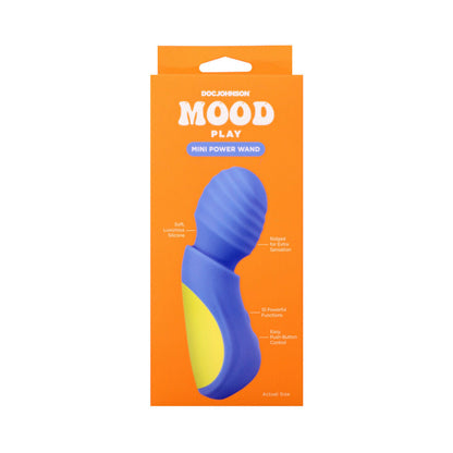 DOC JOHNSON - MOOD PLAY MINI POWER WAND BLUE