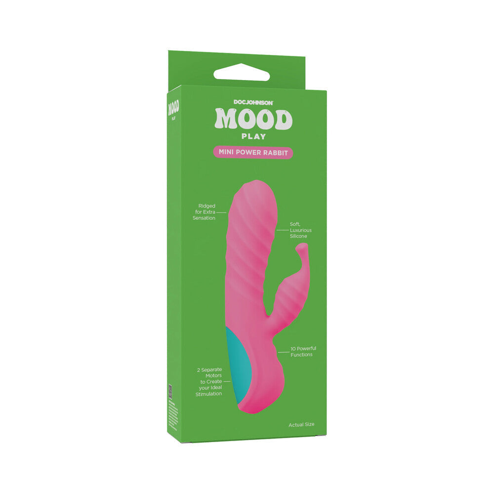 DOC JOHNSON - MOOD PLAY MINI POWER RABBIT PINK