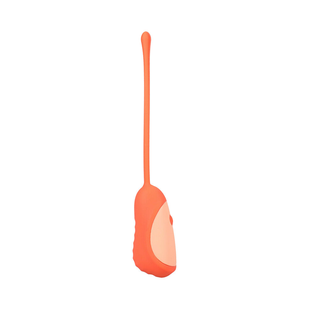 DOC JOHNSON - MOOD PLAY VIBRATING EGG WITH REMOTE ORANGE