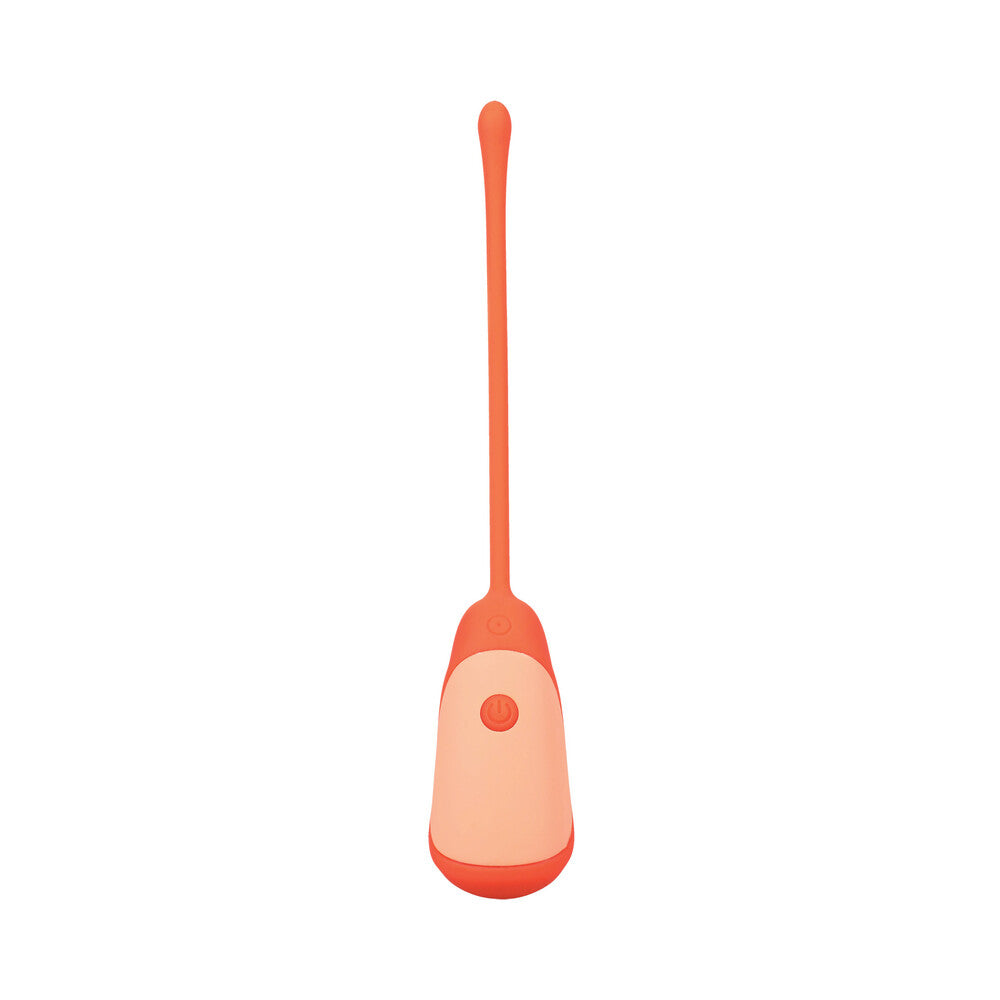 DOC JOHNSON - MOOD PLAY VIBRATING EGG WITH REMOTE ORANGE