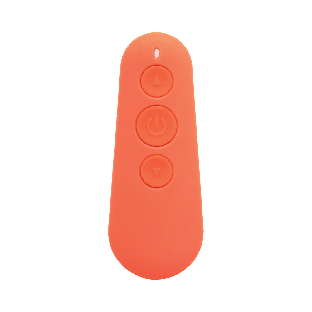 DOC JOHNSON - MOOD PLAY VIBRATING EGG WITH REMOTE ORANGE