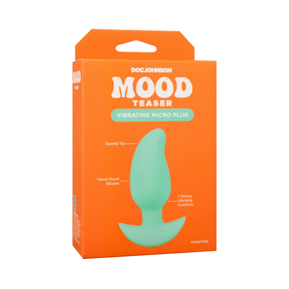 DOC JOHNSON - MOOD TEASER VIBRATING MICRO PLUG MINT