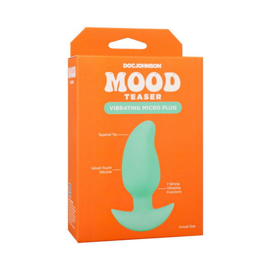 DOC JOHNSON - MOOD TEASER VIBRATING MICRO PLUG MINT