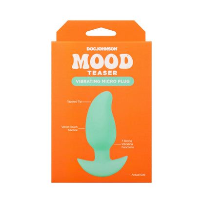 DOC JOHNSON - MOOD TEASER VIBRATING MICRO PLUG MINT