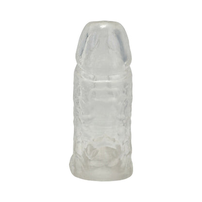 DOC JOHNSON - TITANMEN COCK SLEEVE WITH BALL STRAP 4.5 IN. CLEAR