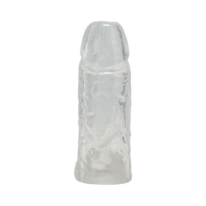 DOC JOHNSON - TITANMEN COCK SLEEVE WITH BALL STRAP 5 IN. CLEAR