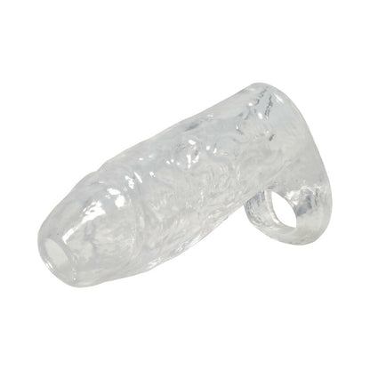 DOC JOHNSON - TITANMEN COCK SLEEVE WITH BALL STRAP 5 IN. CLEAR