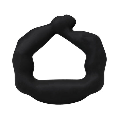 DOC JOHNSON - TITANMEN MUSCLE BOUND COCK RING 32MM BLACK