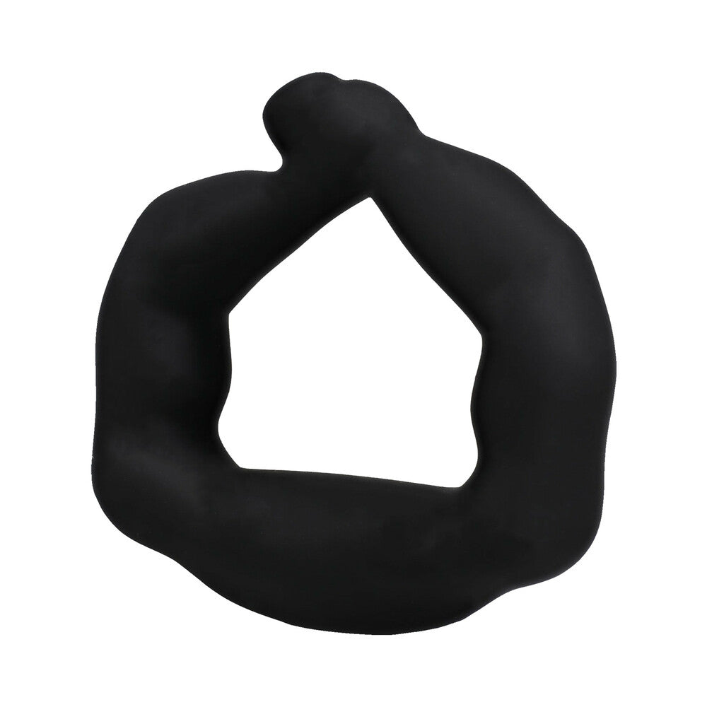 DOC JOHNSON - TITANMEN MUSCLE BOUND COCK RING 32MM BLACK