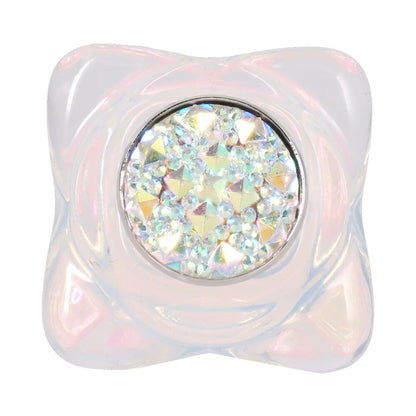 DOC JOHNSON - BOOTY BLING JEWELED WEARABLE SILICONE PLUG SMALL TRANSLUCENT