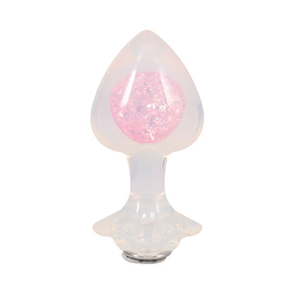 DOC JOHNSON - BOOTY BLING JEWELED WEARABLE SILICONE PLUG LARGE TRANSLUCENT