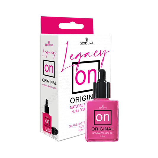 SENSUVA - ON LEGACY ORIGINAL AROUSAL OIL (7.5ML) LUXURY GLASS BOTTLE