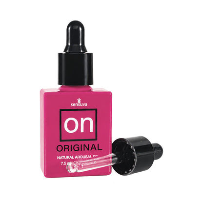 SENSUVA - ACEITE DE EXCITACIÓN ON LEGACY ORIGINAL (7.5 ML) FRASCO DE VIDRIO DE LUJO
