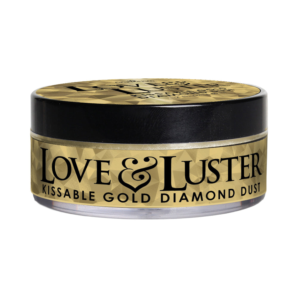 SENSUVA - LOVE & LUSTER KISSABLE DIAMOND DUST 2 OZ. JAR GOLD