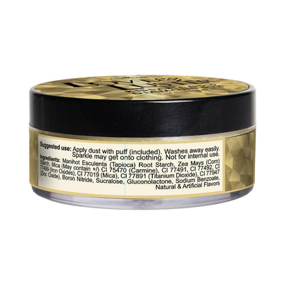 SENSUVA - LOVE & LUSTER KISSABLE DIAMOND DUST 2 OZ. JAR GOLD