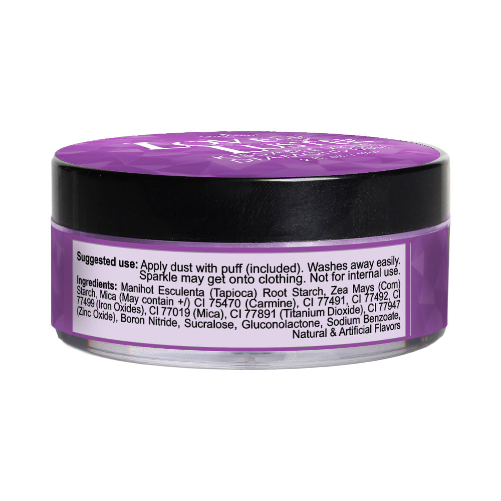 SENSUVA - LOVE & LUSTER KISSABLE DIAMOND DUST 2 OZ. JAR VIOLET