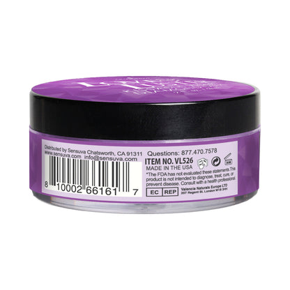 SENSUVA - LOVE & LUSTER KISSABLE DIAMOND DUST 2 OZ. JAR VIOLET