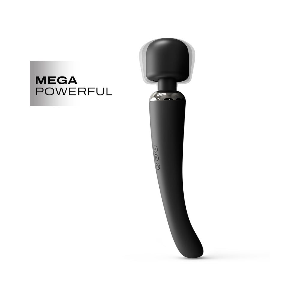 LOVELY PLANET - DORCEL MEGAWAND RECHARGEABLE WAND BLACK
