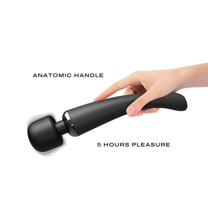 LOVELY PLANET - DORCEL MEGAWAND RECHARGEABLE WAND BLACK