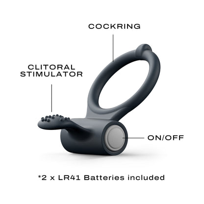 LOVELY PLANET - DORCEL POWER CLIT VIBRATING COCKRING BLACK