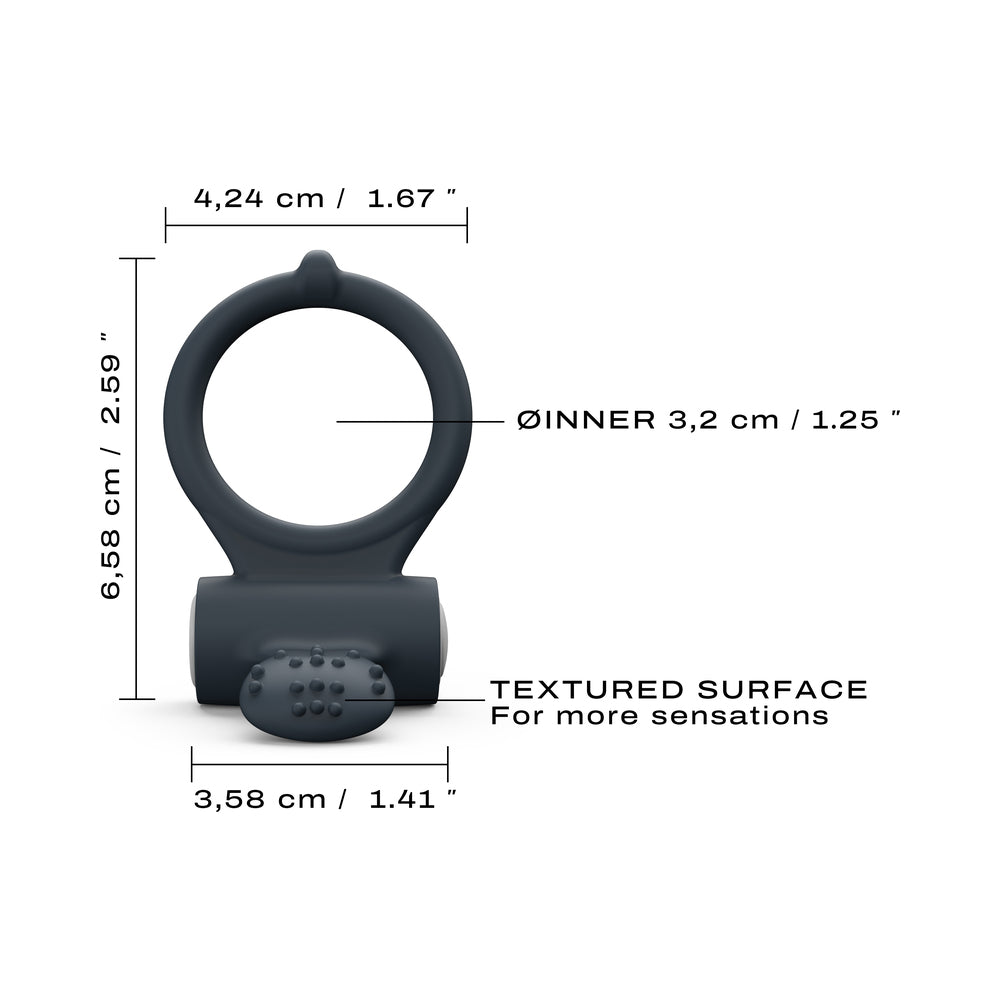 LOVELY PLANET - DORCEL POWER CLIT VIBRATING COCKRING BLACK