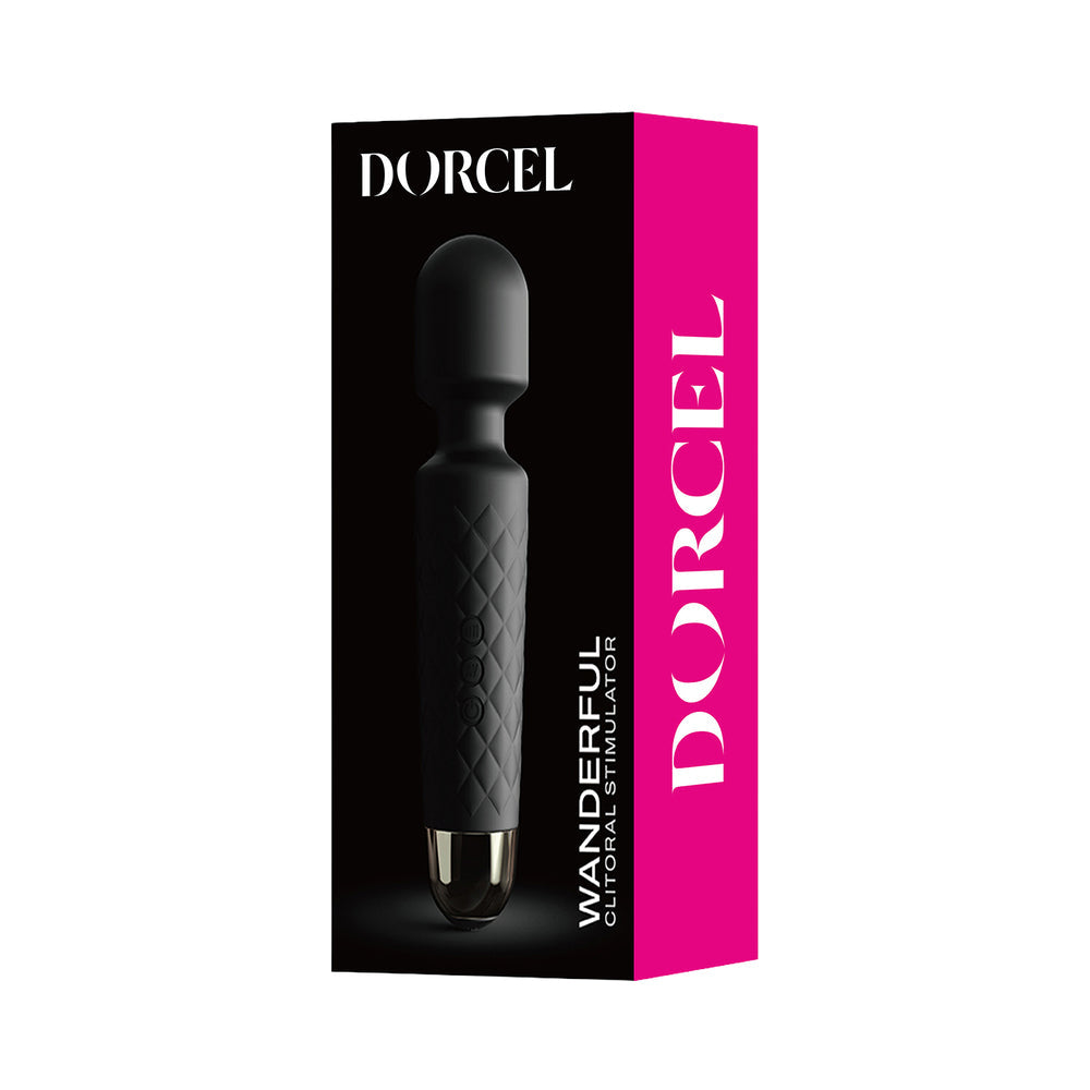 LOVELY PLANET - DORCEL WANDERFUL RECHARGEABLE WAND BLACK