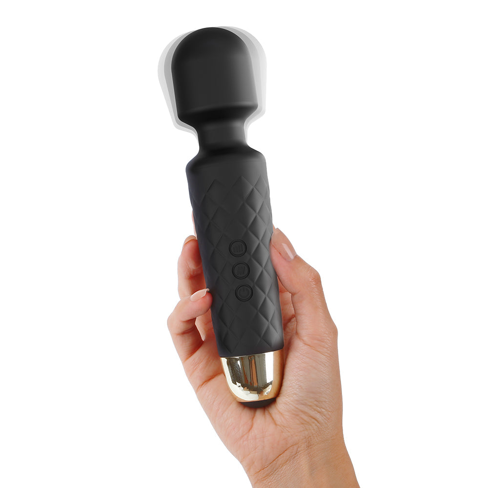 LOVELY PLANET - DORCEL WANDERFUL RECHARGEABLE WAND BLACK