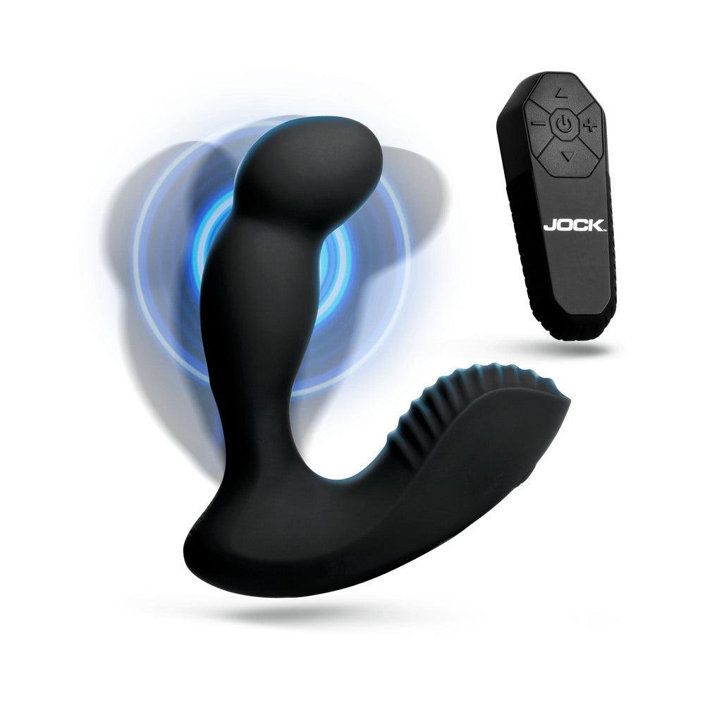 CURVE NOVELTIES - JOCK ENHANCERS P-FORCE MILKING SILICONE PROSTATE VIBRATOR WITH REMOTE