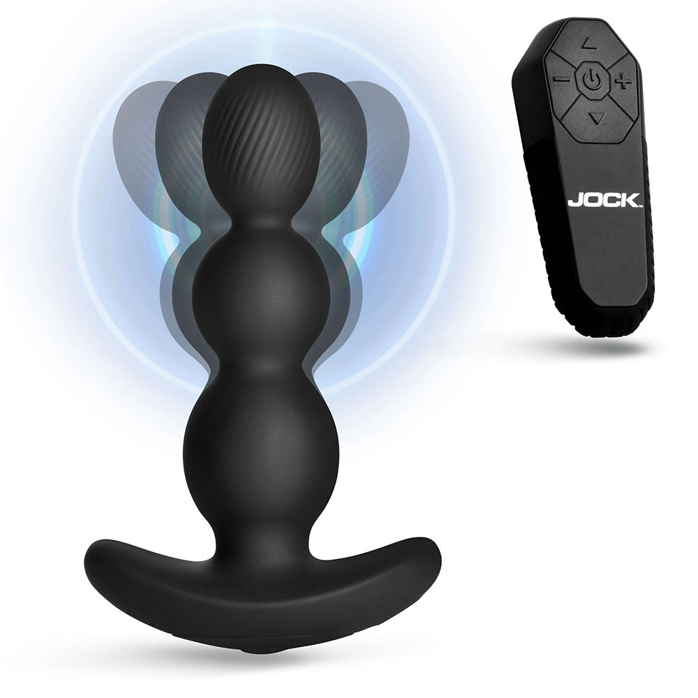 CURVE NOVELTIES - JOCK ENHANCERS GYRO-X GYRATING & VIBRATING SILICONE BUTT PLUG