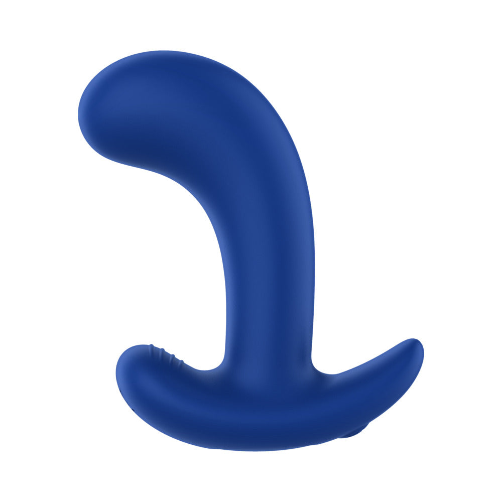 FORTO - CURVED VIBRATING MASSAGER BLUE