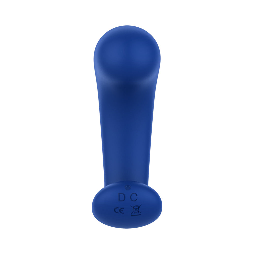 FORTO - CURVED VIBRATING MASSAGER BLUE