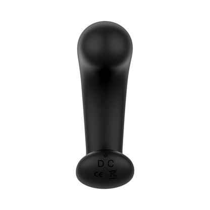FORTO - CURVED VIBRATING PLUG BLACK