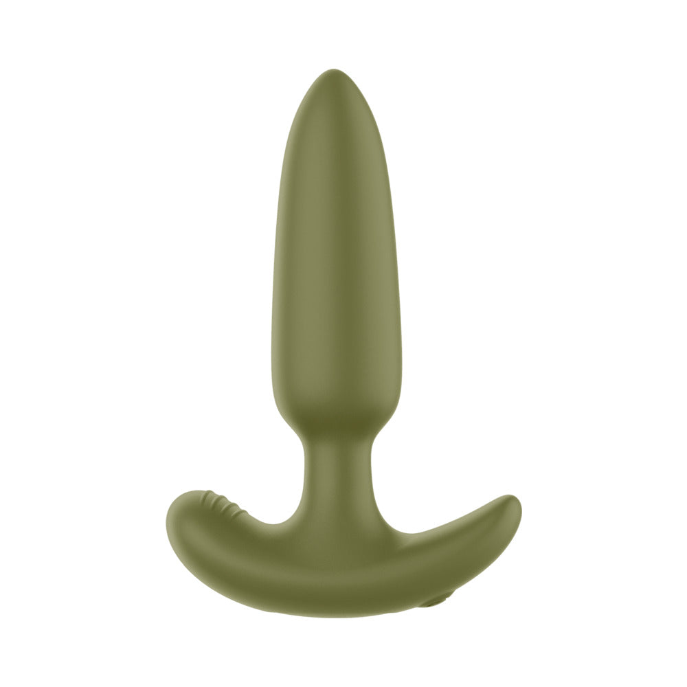 FORTO - POINTED VIBRATING PLUG GREEN