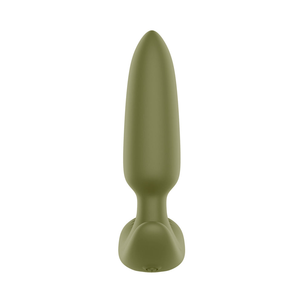 FORTO - POINTED VIBRATING PLUG GREEN
