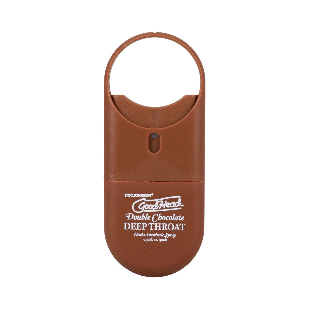 DOC JOHNSON - GOODHEAD DEEP THROAT SPRAY TO-GO DOUBLE CHOCOLATE .30 OZ.
