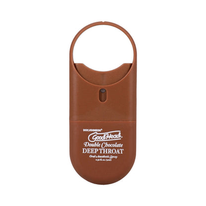 DOC JOHNSON - GOODHEAD DEEP THROAT SPRAY TO-GO DOUBLE CHOCOLATE .30 OZ.