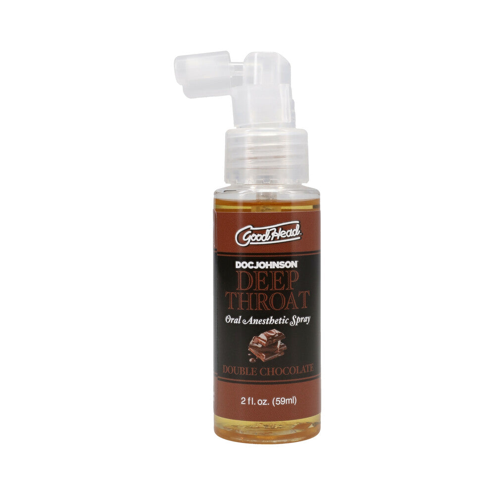 DOC JOHNSON - GOODHEAD DEEP THROAT SPRAY DOUBLE CHOCOLATE 2 OZ.