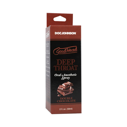 DOC JOHNSON - GOODHEAD DEEP THROAT SPRAY DOUBLE CHOCOLATE 2 OZ.
